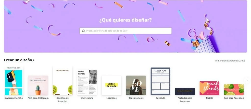 Herramientas de diseño para redes sociales